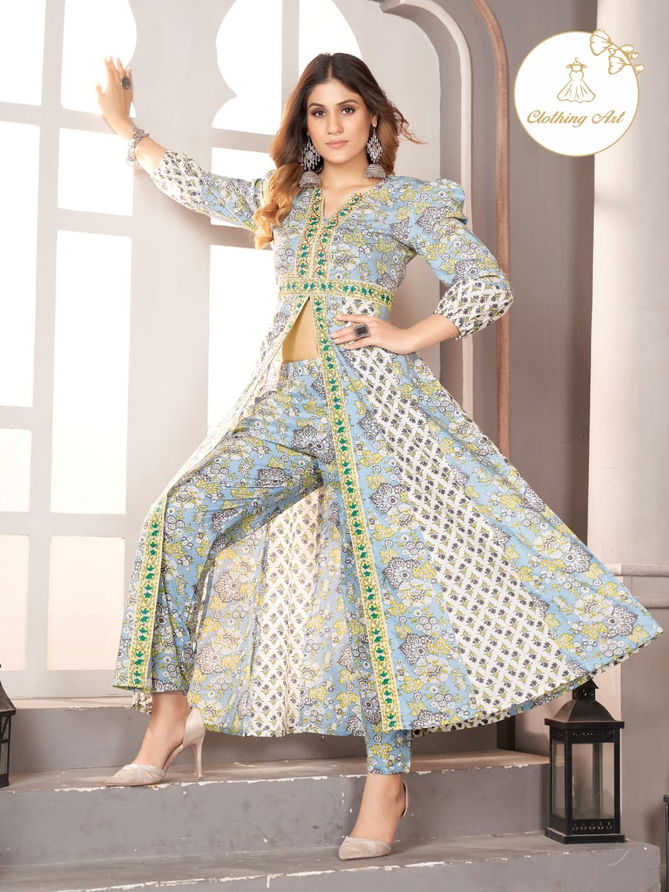 Clothing Art Stylish Party Wear Wholesale Kurtis With Bottom Designer Catalog